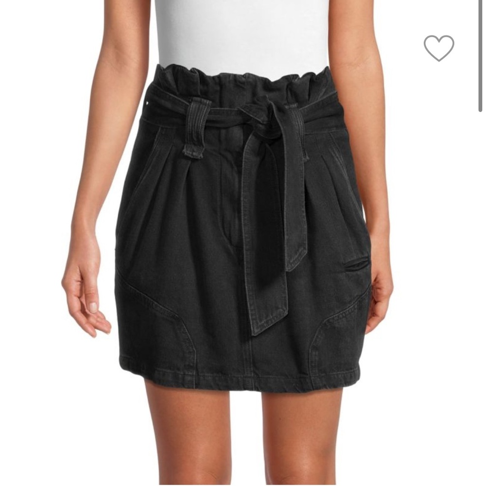 IRO Hovy Paperbag Mini Denim Skirt Sz 2